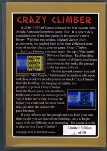 Crazy Climber (Back of Box)(Scanned)